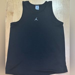 Classic Jordan Tank. Black with white Jordan logo, Mens sz L